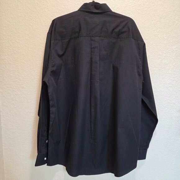 Cinch Western Shirt Men's Large Black Long Sleeve Button Up - Picture 2 of 8